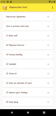 Depression Anxiety Stress android App screenshot 4